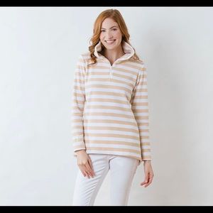 Dudley Stephens Prospect Pullover in Natural Blush/White. Warm and cozy!!!